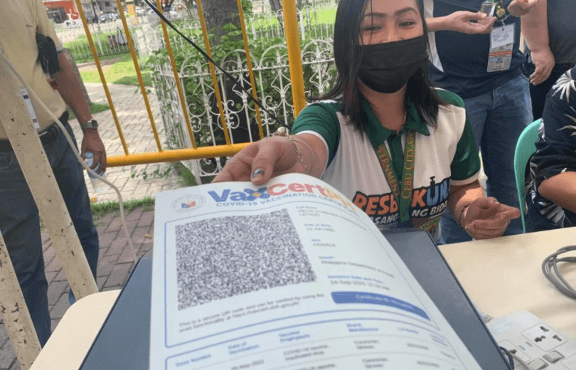 フィリピンワクチンパス証明書